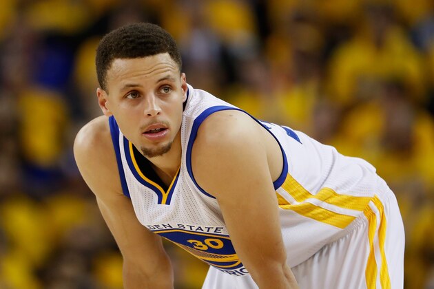 OAKLAND, CA - MAY 18:  Stephen Curry #30 of the Golden State Warriors during game two of the NBA Western Conference Finals against the Oklahoma City Thunder at ORACLE Arena on May 18, 2016 in Oakland, California. TheWarriors defeated the Thunder 118-91. NOTE TO USER: User expressly acknowledges and agrees that, by downloading and or using this photograph, User is consenting to the terms and conditions of the Getty Images License Agreement.  (Photo by Christian Petersen/Getty Images)