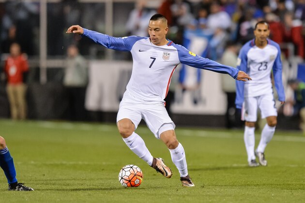 COLUMBUS, OH - MARCH 29: Bobby Wood #7 of the United States Men's National Team controls the ball against Guatemala during the FIFA 2018 World Cup qualifier on March 29, 2016 at MAPFRE Stadium in Columbus, Ohio. The United States defeated Guatemala 4-0. (Photo by Jamie Sabau/Getty Images) COLUMBUS, OH - MARCH 29: Bobby Wood #7 of the United States Men's National Team controls the ball against Guatemala during the FIFA 2018 World Cup qualifier on March 29, 2016 at MAPFRE Stadium in Columbus, Ohio. The United States defeated Guatemala 4-0. (Photo by Jamie Sabau/Getty Images)