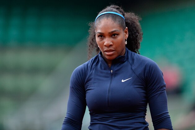 PARIS, FRANCE - MAY 24: Serena Williams of The United States Of America reacts during her women's single first round match against Magdelena Rybarikova of Slovakia at Roland Garros on May 24, 2016 in Paris, France. (Photo by Aurelien Meunier/Getty Images) PARIS, FRANCE - MAY 24: Serena Williams of The United States Of America reacts during her women's single first round match against Magdelena Rybarikova of Slovakia at Roland Garros on May 24, 2016 in Paris, France. (Photo by Aurelien Meunier/Getty Images)