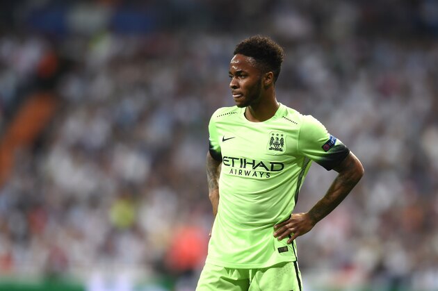 MADRID, ENGLAND - MAY 04:  Raheem Sterling of Manchester City looks on during the UEFA Champions League semi final, second leg match between Real Madrid and Manchester City FC at Estadio Santiago Bernabeu on May 4, 2016 in Madrid, Spain.  (Photo by Michael Regan/Getty Images)