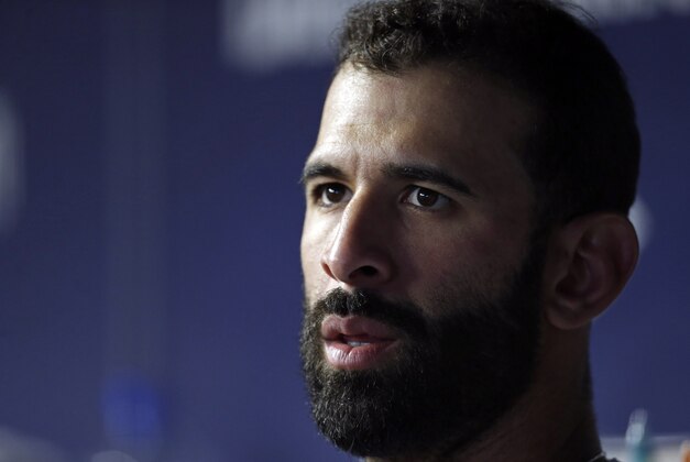 May 24, 2016; Bronx, NY, USA; Toronto Blue Jays right fielder Jose Bautista (19) looks on against the New York Yankees during the fifth inning at Yankee Stadium. Mandatory Credit: Adam Hunger-USA TODAY Sports