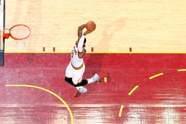 CLEVELAND, OH - MAY 25:  LeBron James