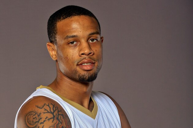 Sep 28, 2015; New Orleans, LA, USA; New Orleans Pelicans guard Bryce Dejean-Jones (31) poses for a portrait during Media Day at the Pelicans Practice Facility. Mandatory Credit: Derick E. Hingle-USA TODAY Sports