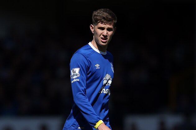 LIVERPOOL, UNITED KINGDOM - MAY 15: John Stones of Everton during the Barclays Premier League match between Everton and Norwich City at Goodison Park on May 15, 2016 in Liverpool, England. (Photo by Jan Kruger/Getty Images)