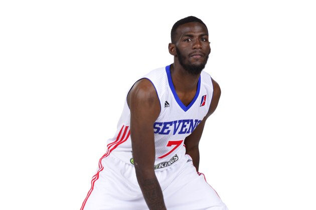 NEWARK, DE - NOVEMBER 10:  Rysheed Jordan #7 of the Delaware 87ers poses for a photo during Media Day on November 10, 2015 at the Delaware Tech Collage in Newark, Delaware. NOTE TO USER: User expressly acknowledges and agrees that, by downloading and or using this photograph, User is consenting to the terms and conditions of the Getty Images License Agreement. Mandatory Copyright Notice: Copyright 2015 NBAE (Photo by David Dow/NBAE via Getty Images)