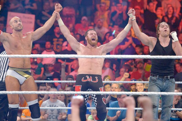 Cesaro, Sami Zayn and Dean Ambrose