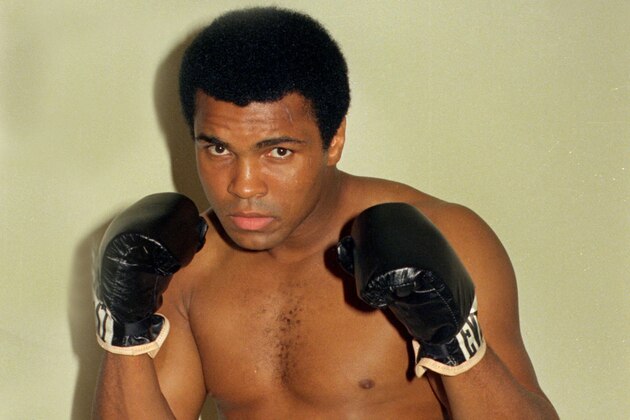 FILE - This is an Oct. 9, 1974, file photo showing Muhammad Ali.  Ali, the magnificent heavyweight champion whose fast fists and irrepressible personality transcended sports and captivated the world, has died according to a statement released by his family Friday, June 3, 2016. He was 74. (AP Photo/Ross D. Franklin, File)(AP Photo/FIle)