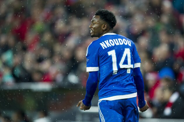 BILBAO, SPAIN - FEBRUARY 25: Georges-Kevin N'Koudou of Marseille reacts during the UEFA Europa League Round of 32: Second Leg match between Athletic Club and Marseille at San Mames Stadium on February 25, 2016 in Bilbao, Spain.  (Photo by Juan Manuel Serrano Arce/Getty Images)