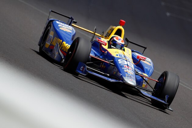 INDIANAPOLIS, IN - MAY 29:  Alexander Rossi of the United States, driver of the #98 Andretti Herta Autosport Honda Dallara, in action during the 100th running of the Indianapolis 500 at Indianapolis Motorspeedway on May 29, 2016 in Indianapolis, Indiana.  (Photo by Jamie Squire/Getty Images)