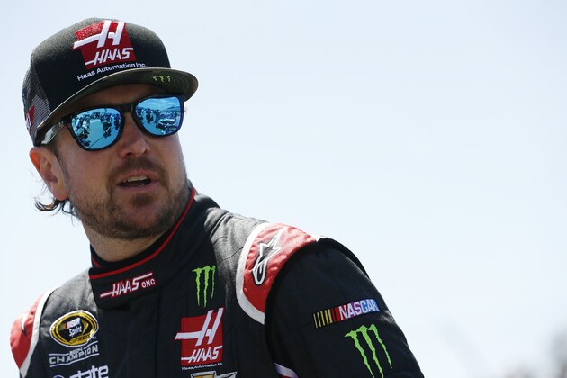 LONG POND, PA - JUNE 06:  Kurt Busch, driver of the #41 Monster Energy/Haas Automation Chevrolet, looks on prior to the NASCAR Sprint Cup Series Axalta 'We Paint Winners' 400 at Pocono Raceway on June 6, 2016 in Long Pond, Pennsylvania.  (Photo by Jeff Zelevansky/Getty Images)