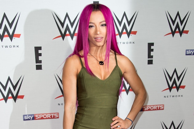 LONDON, ENGLAND - APRIL 18:  Sasha Banks arrives for WWE RAW at 02 Brooklyn Bowl on April 18, 2016 in London, England.  (Photo by Ian Gavan/Getty Images)