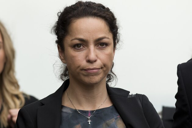 Former Chelsea team doctor Eva Carneiro arrives at the Croydon Employment Tribunal in Croydon, south London, Tuesday, June 7, 2016. Carneiro is claiming constructive dismissal against the Premier League club FC Chelsea. Jose Mourinho will be expected to testify at an employment tribunal about his public clash with Chelsea's club doctor after she rejected more than $1.5 million to settle the case. (AP Photo/Matt Dunham)