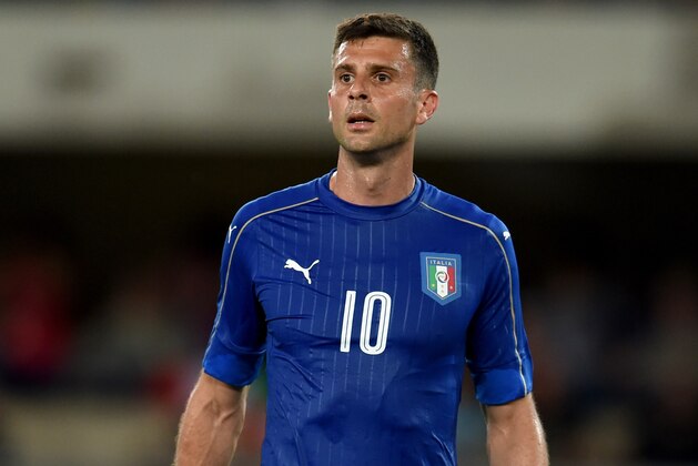 VERONA, ITALY - JUNE 06:  Thiago Motta of Italy looks on during the international friendly match between Italy and Finland on June 6, 2016 in Verona, Italy.  (Photo by Claudio Villa/Getty Images)