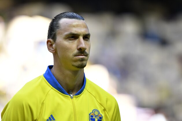 SOLNA, SWEDEN - JUNE 05: Zlatan Ibrahimovic of Sweden before the international friendly between Sweden and Wales at Friends Arena on June 5, 2016 in Solna, Sweden. (Photo by Mikael Sjoberg/Ombrello/Getty Images)