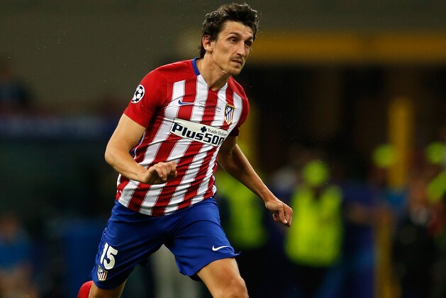 MILAN, ITALY - MAY 28:  Stefan Savic of Atletico Madrid controlls the ball during the Champions League final match between Real Madrid and Club Atletico de Madrid at Stadio Giuseppe Meazza on May 28, 2016 in Milan, Italy.  (Photo by Boris Streubel/Getty Images)