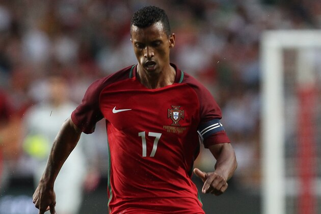 LISBON, PORTUGAL - JUNE 08:  Portugal's forward Nani during the International Friendly match between Portugal and Estonia in preparation for Euro 2016 at Estadio da Luz on June 08, 2016 in Lisbon, Portugal.  (Photo by Carlos Rodrigues/Getty Images)