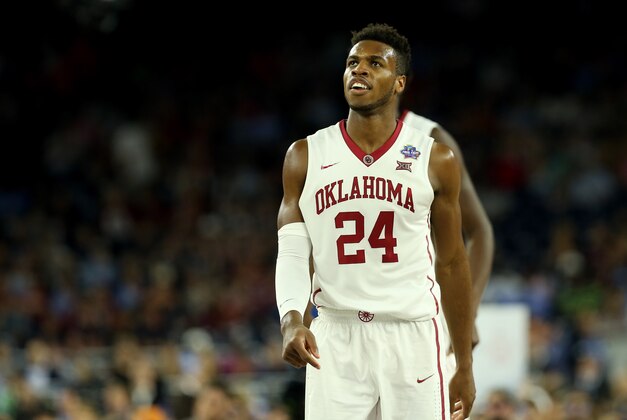 HOUSTON, TEXAS - APRIL 02:  Buddy Hield #24 of the Oklahoma Sooners reacts in the second half against the Villanova Wildcats during the NCAA Men's Final Four Semifinal at NRG Stadium on April 2, 2016 in Houston, Texas.  (Photo by Streeter Lecka/Getty Images)