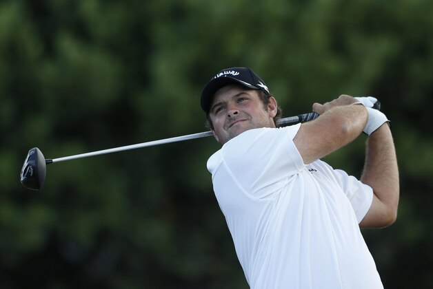 Jan 9, 2016; Maui, HI, USA; PGA golfer Patrick Reed tees off on the first hole during the third round of the Hyundai Tournament of Champions golf tournament at Kapalua Resort - The Plantation Course. Mandatory Credit: Brian Spurlock-USA TODAY Sports
