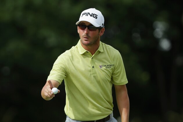 OAKMONT, PA - JUNE 16:  Andrew Landry of the United States waves to the gallery after a birdie on the second hole during the first round of the U.S. Open at Oakmont Country Club on June 16, 2016 in Oakmont, Pennsylvania.  (Photo by Sam Greenwood/Getty Images)