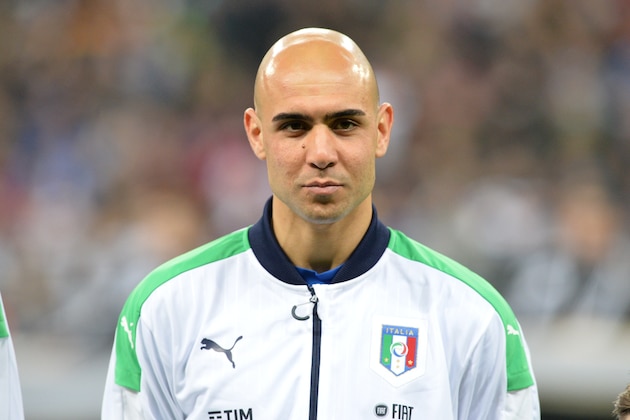 Italy’s Simone Zaza prior to a friendly soccer match between Germany and Italy at the Allianz Arena in Munich, southern Germany, Tuesday, March 29, 2016. (AP Photo/Kerstin Joensson)