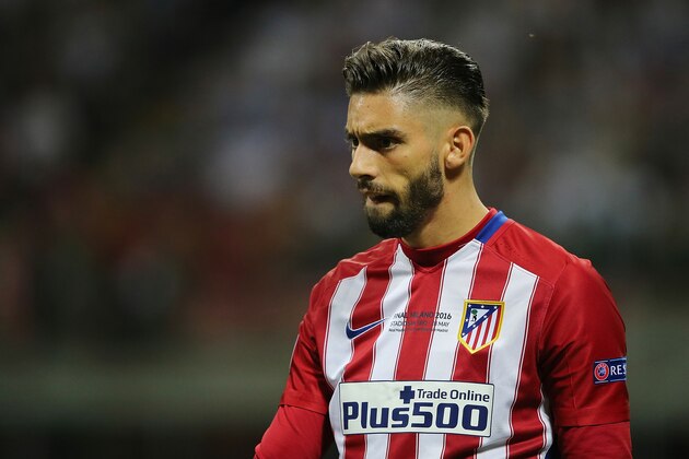 MILAN, ITALY - MAY 28:  Yannick Carrasco of Atletico Madrid looks on during the UEFA Champions League final match between Real Madrid and Club Atletico de Madrid at Stadio Giuseppe Meazza on May 28, 2016 in Milan, Italy.  (Photo by Matthew Ashton - AMA/Getty Images)