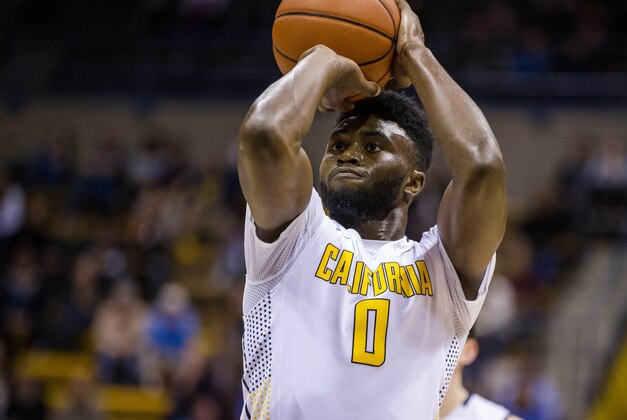 Dec 9, 2015; Berkeley, CA, USA; California Golden Bears forward Jaylen Brown (0) takes a free throw against the Incarnate Word Cardinals in the first period  at Haas Pavilion. Mandatory Credit: John Hefti-USA TODAY Sports