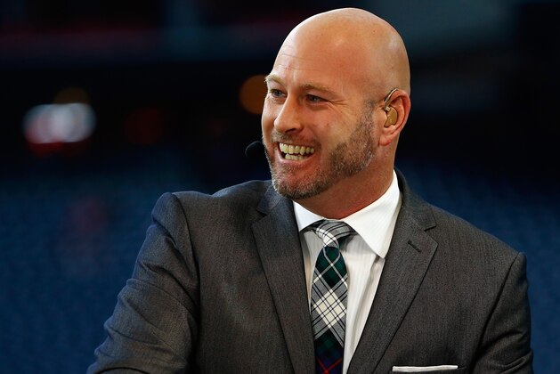 HOUSTON, TX - JANUARY 09:  Former professional quarterback Trent Dilfer is seen on the ESPN set prior to the start of the AFC Wild Card Playoff game between the Houston Texans and the Kansas City Chiefs at NRG Stadium on January 9, 2016 in Houston, Texas.  (Photo by Scott Halleran/Getty Images)