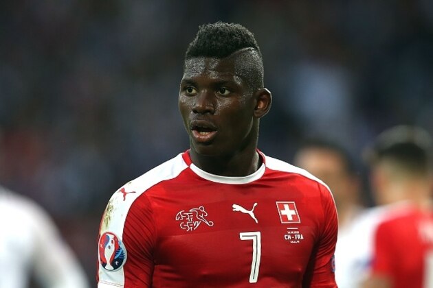 LILLE, FRANCE - JUNE 19: Breel Embolo of Switzerland looks on during the UEFA Euro 2016 Group A match between the Switzerland and France at Stade Pierre-Mauroy on June 19, 2016 in Lille, France. (Photo by Chris Brunskill Ltd/Getty Images)