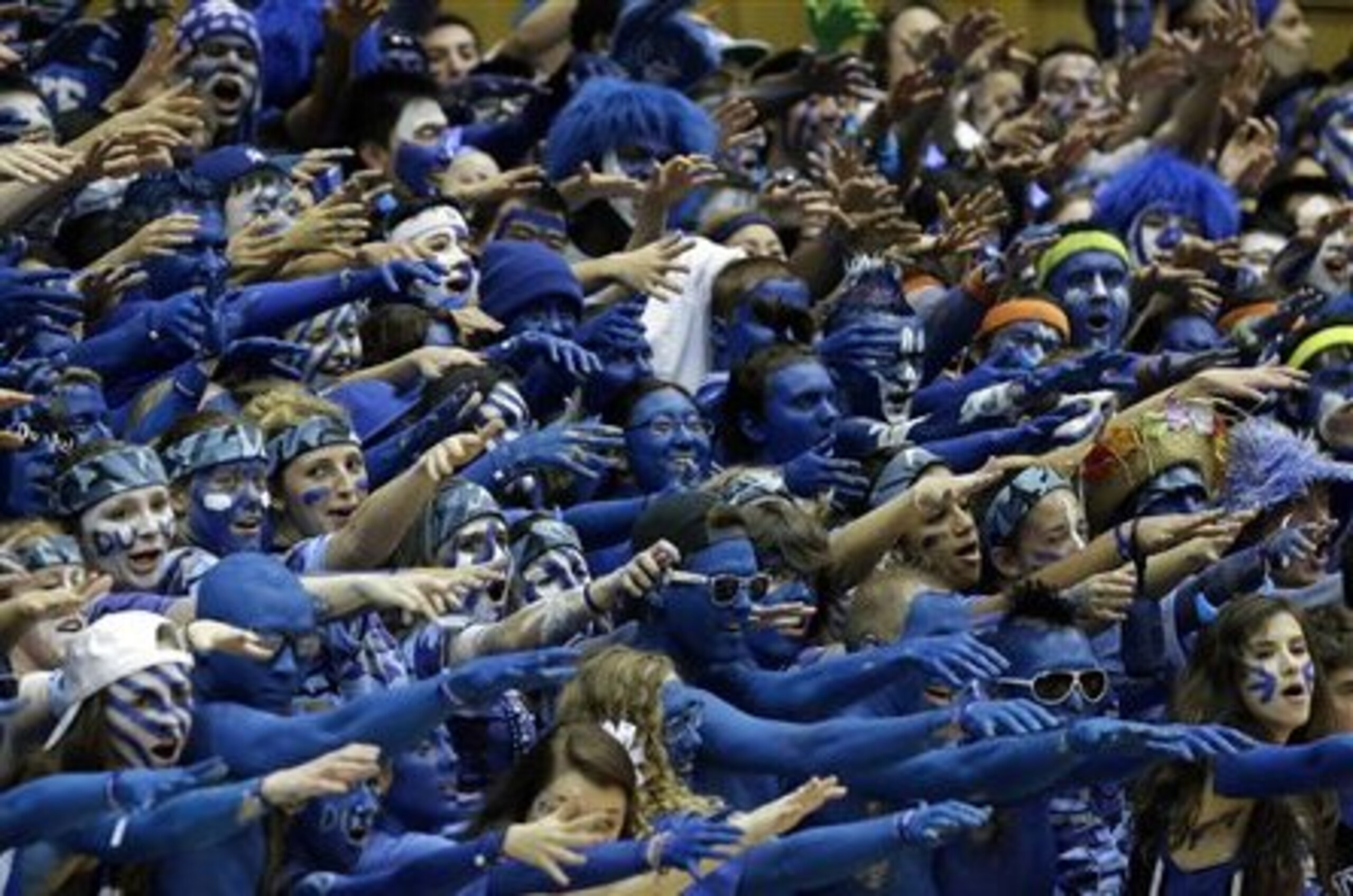 Duke fans, known as Cameron