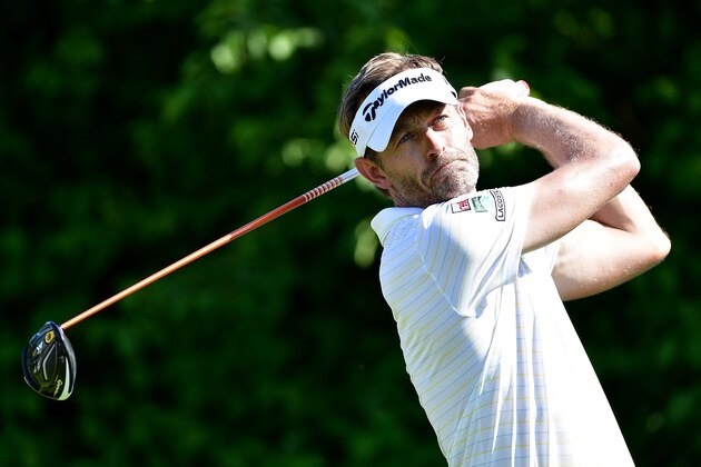 COLOGNE, GERMANY - JUNE 23:  Raphael Jacquelin of France tees off during the first round of the BMW International Open at Gut Larchenhof on June 23, 2016 in Cologne, Germany.  (Photo by Stuart Franklin/Getty Images)