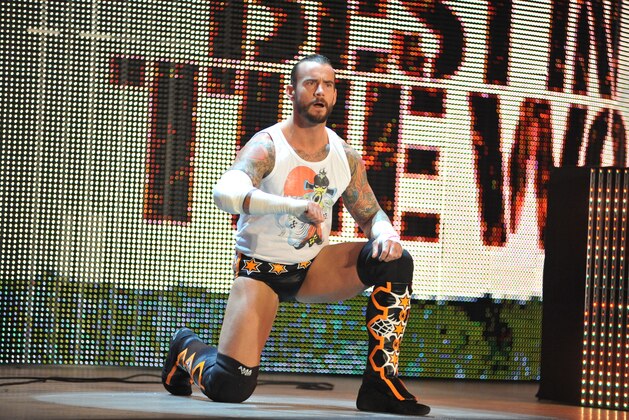 ATLANTA, GA - OCTOBER 31: CM Punk attends the WWE Monday Night Raw Supershow Halloween event at the Philips Arena on October 31, 2011 in Atlanta, Georgia. (Photo by Moses Robinson/Getty Images)