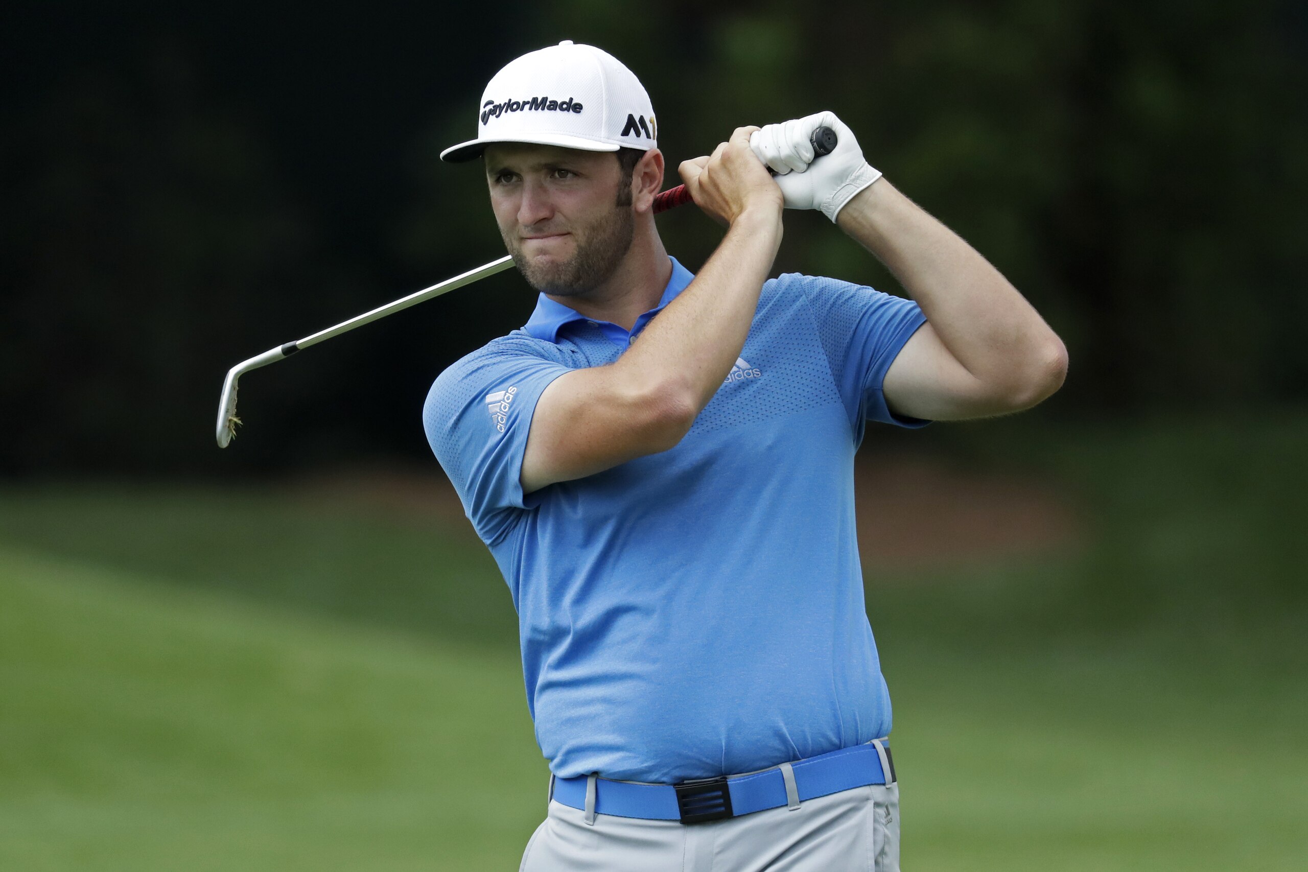 BETHESDA, MD - JUNE 24:  Jon Rahm of Spain plays a shot on the fifth hole during the second round of the Quicken Loans National at Congressional Country Club on June 24, 2016 in Bethesda, Maryland.  (Photo by Rob Carr/Getty Images)