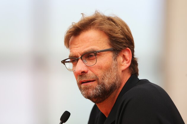 LIVERPOOL, ENGLAND - MAY 13: Jurgen Klopp, manager of Liverpool talks during the Liverpool UEFA Europa League Cup Final Media Day at Melwood Training Ground on May 13, 2016 in Liverpool, England. (Photo by Alex Livesey/Getty Images) LIVERPOOL, ENGLAND - MAY 13: Jurgen Klopp, manager of Liverpool talks during the Liverpool UEFA Europa League Cup Final Media Day at Melwood Training Ground on May 13, 2016 in Liverpool, England. (Photo by Alex Livesey/Getty Images)