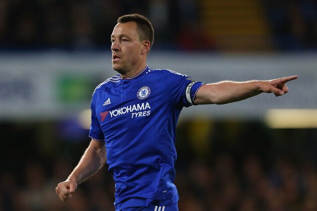 LONDON, ENGLAND - MAY 02 :  John Terry of Chelsea during the Barclays Premier League match between Chelsea and Tottenham Hotspur at Stamford Bridge on May 2, 2016 in London, England.  (Photo by Catherine Ivill - AMA/Getty Images)