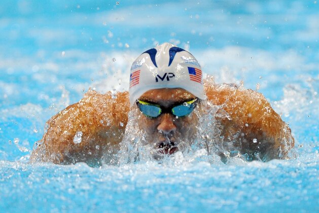OMAHA, NE - JUNE 28:  Michael Phelps of the United States competes in a preliminary heat of the Men's 200 Meter Butterfly during Day 3 of the 2016 U.S. Olympic Team Swimming Trials at CenturyLink Center on June 28, 2016 in Omaha, Nebraska.  (Photo by Eric Francis/Getty Images)