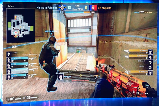 ATLANTA, GA - JUNE 03: A general view of action between Ninjas in Pyjamas and G2 Esports at the ELeague Arena at Turner Studios on June 3, 2016 in Atlanta, Georgia. (Photo by Daniel Shirey/Getty Images)