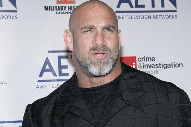 NEW YORK - APRIL 21:   Wrestler Bill Goldberg arrives to A&E Television Networks Upfront  celebration held at Rockefeller Center April 21, 2005 in New York City.  (Photo by Fernando Leon/Getty Images)