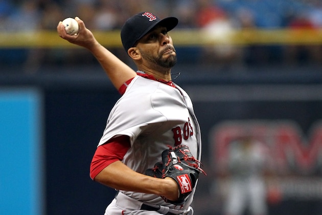 ST. PETERSBURG, FL - JUNE 29:  David Price #24 of the Boston Red Sox pitches during the first inning of a game against the Tampa Bay Rays on June 29, 2016 at Tropicana Field in St. Petersburg, Florida. (Photo by Brian Blanco/Getty Images)