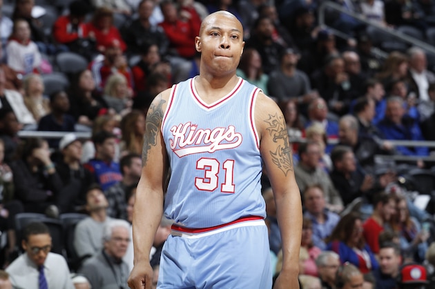 AUBURN HILLS, MI  - MARCH 18: Caron Butler #31 of the Sacramento Kings during the game against the Detroit Pistons on March 18, 2016 at The Palace of Auburn Hills in Auburn Hills, Michigan. NOTE TO USER: User expressly acknowledges and agrees that, by downloading and or using this Photograph, user is consenting to the terms and conditions of the Getty Images License Agreement. Mandatory Copyright Notice: Copyright 2016 NBAE (Photo by B.Sevald/Einstein/NBAE via Getty Images)