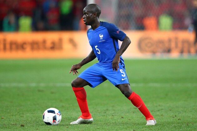 MARSEILLE, FRANCE - JUNE 15:  N'Golo Kante of France during the UEFA Euro 2016 Group A match between France and Albania at Stade Velodrome on June 15, 2016 in Marseille, France.  (Photo by Alex Livesey/Getty Images)