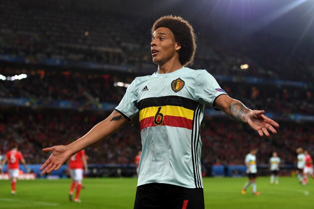 LILLE, FRANCE - JULY 01:  Axel Witsel of Belgium gestures action during the UEFA EURO 2016 quarter final match between Wales and Belgium at Stade Pierre-Mauroy on July 1, 2016 in Lille, France.  (Photo by Michael Regan/Getty Images)