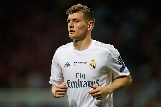 MILAN, ITALY - MAY 28:  Toni Kroos of Real Madrid looks on during the Champions League final match between Real Madrid and Club Atletico de Madrid at Stadio Giuseppe Meazza on May 28, 2016 in Milan, Italy.  (Photo by Boris Streubel/Getty Images)