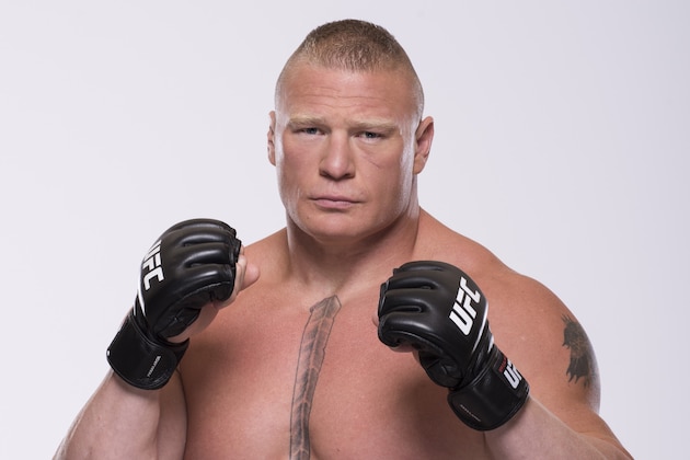 LAS VEGAS, NV - JULY 05:  Brock Lesnar of Canada poses for a portrait during a UFC photo session at the Monte Carlo Resort and Casino on July 5, 2016 in Las Vegas, Nevada. (Photo by Jeff Bottari/Zuffa LLC/Zuffa LLC via Getty Images)