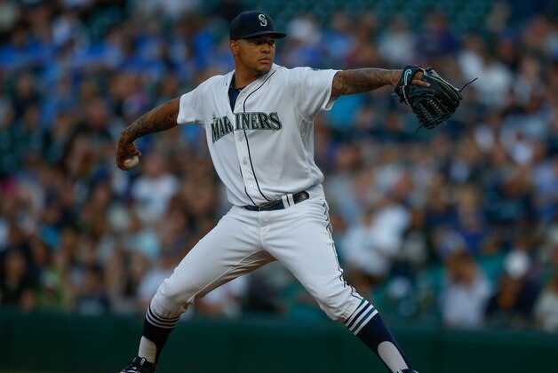 SEATTLE, WA - JUNE 30:  Taijuan Walker #44 of the Seattle Mariners pitches against the Baltimore Orioles at Safeco Field on June 30, 2016 in Seattle, Washington.  (Photo by Otto Greule Jr/Getty Images)