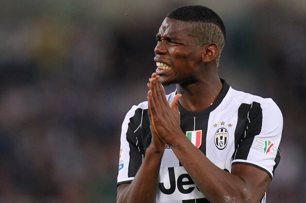 ROME, ITALY - MAY 21:  Paul Pogba of Juventus FC reacts during the TIM Cup final match between AC Milan and Juventus FC at Stadio Olimpico on May 21, 2016 in Rome, Italy.  (Photo by Paolo Bruno/Getty Images)