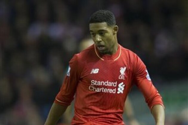 Liverpool's Jordon Ibe during the English Premier League soccer match between Liverpool and Swansea at Anfield Stadium, Liverpool, England, Sunday, Nov. 29, 2015. (AP Photo/Jon Super)