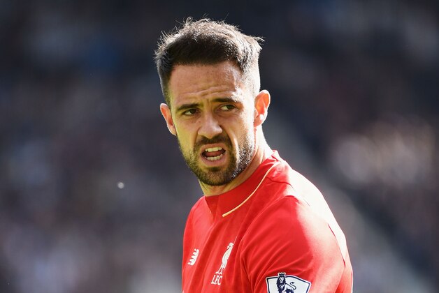 WEST BROMWICH, ENGLAND - MAY 15: Danny Ings of Liverpool reacts during the Barclays Premier League match between West Bromwich Albion and Liverpool at The Hawthorns on May 15, 2016 in West Bromwich, England.  (Photo by Ross Kinnaird/Getty Images)