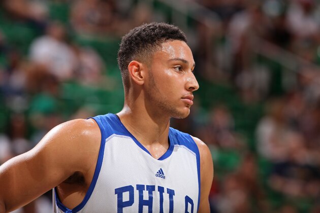 SALT LAKE CITY, UT - JULY 04:  A close up shot of Ben Simmons