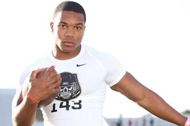 Buckeyes running back commit J.K. Dobbins put on a show during combine testing.