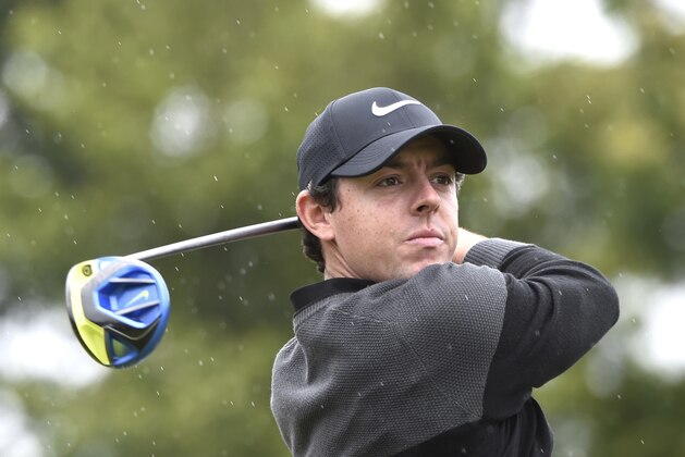 Northern Ireland's Rory McIlroy swings on the fourth tee during the last round of the 100th French Golf Open on July 3, 2016 at Le Golf National in Guyancourt, near Paris.  / AFP / DOMINIQUE FAGET        (Photo credit should read DOMINIQUE FAGET/AFP/Getty Images)